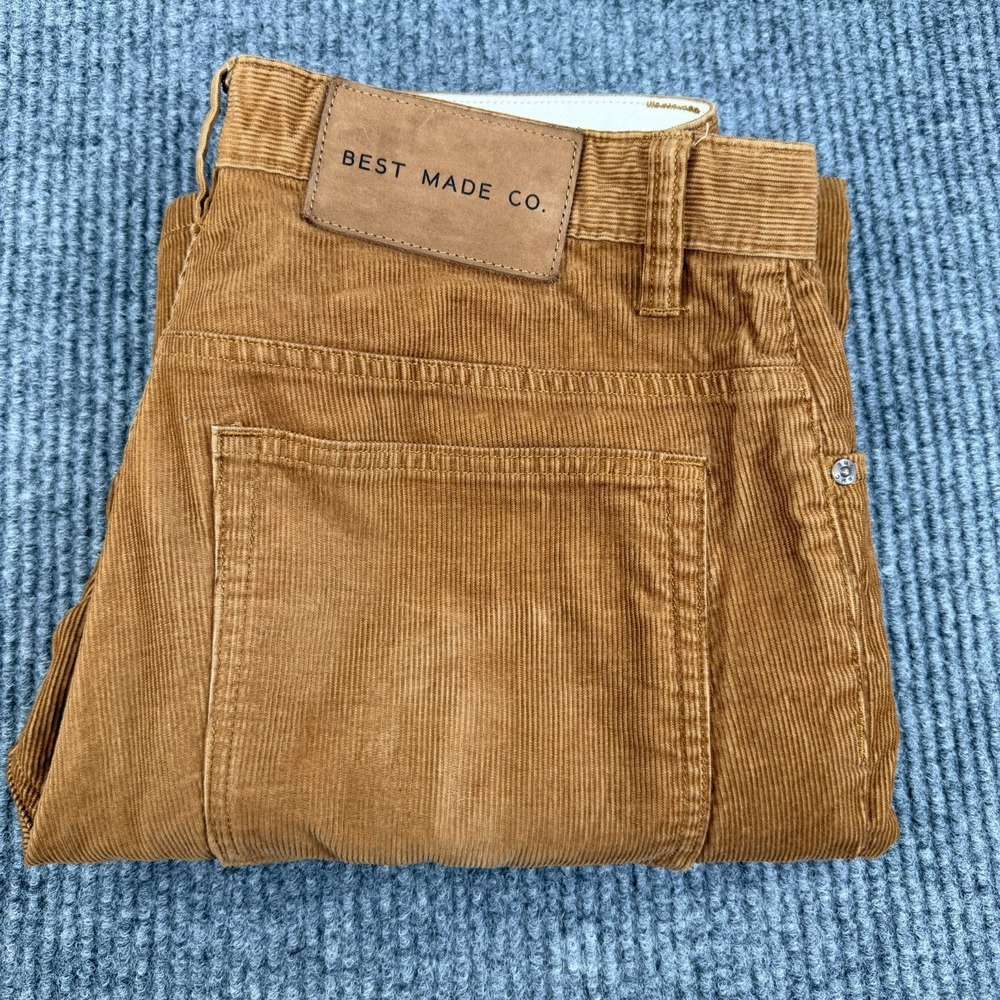 Best Made Co. Men's Corduroy 5 Pocket Trousers Pants 31x32 Brown Casual